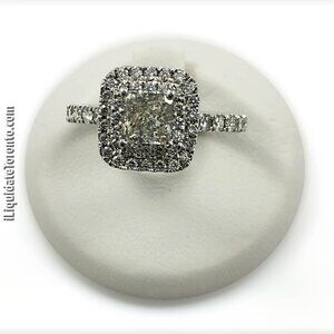 ✨ NEW NEVER  WORN 18K White Gold Diamond Engagement Ring | BIG Centre Stone✨